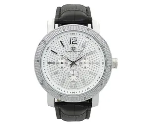 .10ct Real Diamonds Super Techno Watch Bling