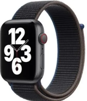 Apple Watch SE ( GPS   Cellular ) 44mm (Space Grey With Sports Loop ) - MYEU2LL/A