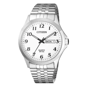 Citizen Men's Dress Quartz White Dial Watch BF5000-94A