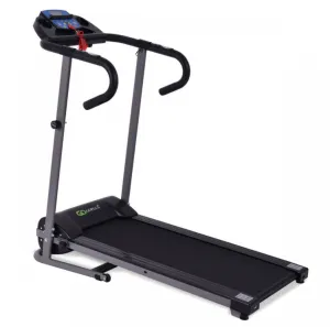 Heavy Duty Powerful Electric Foldable Treadmill With LCD Display | Heart Rate Sensor | Cup Holder, Device Holder | Safe Key, Nonslip Pad