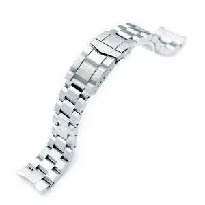 Hexad for Seiko King Samurai SUB Clasp, Brushed